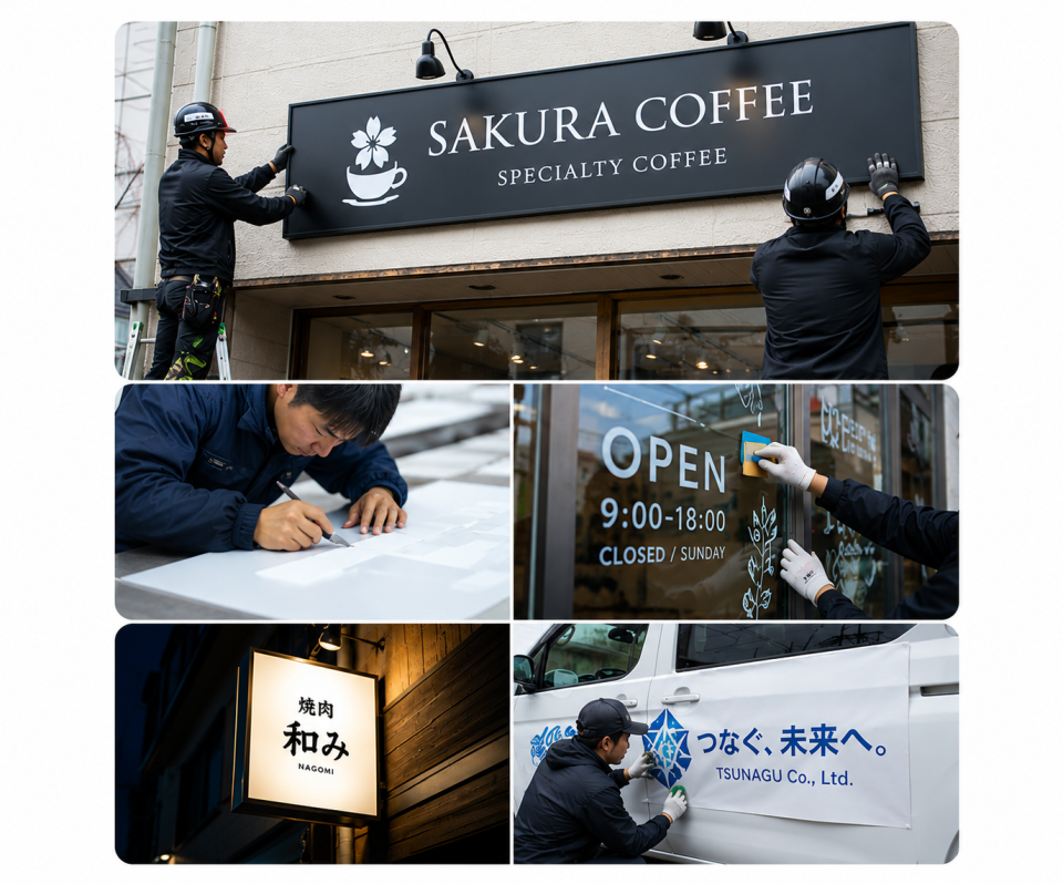 看板施工イメージ