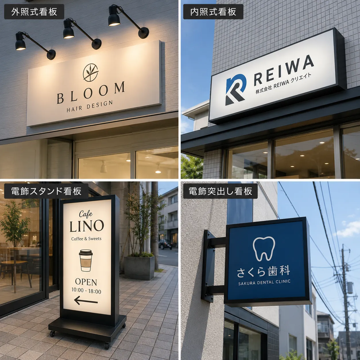 電飾看板の施工事例